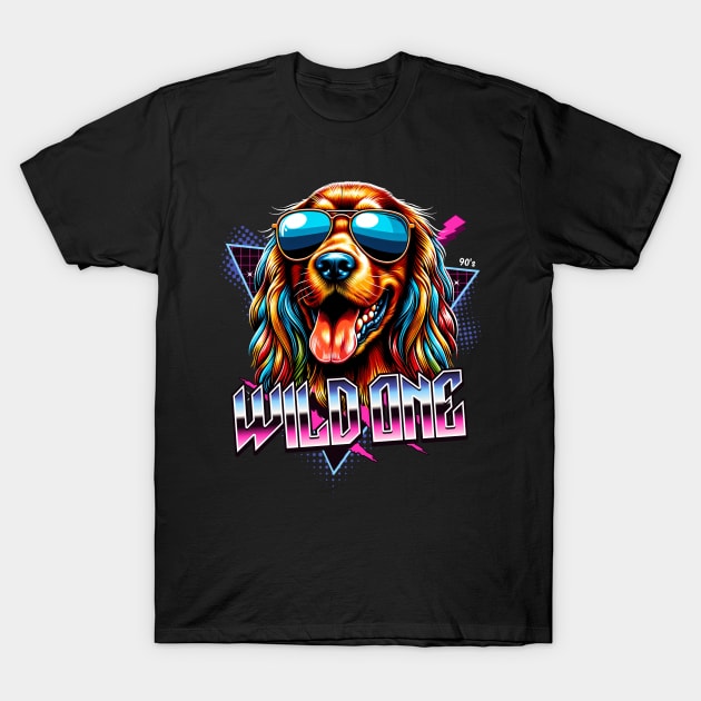 Wild One Sussex Spaniel T-Shirt by Miami Neon Designs